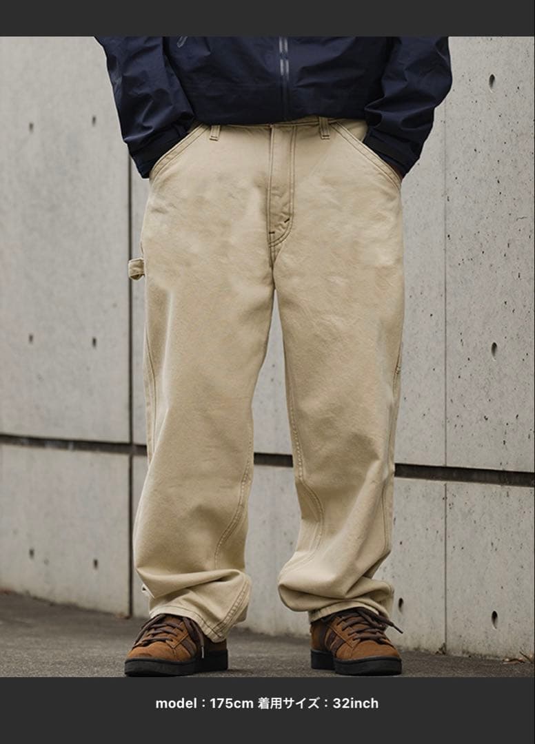 Levis Silver Tab バギーW32L30 ベージュ系