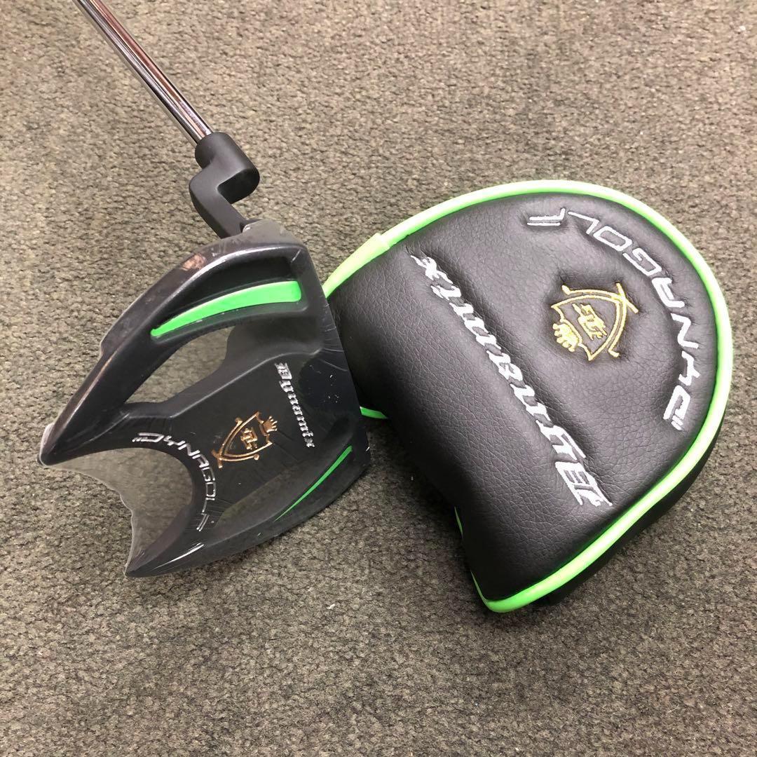 ★希少な★　極太グリップと大型ヘッドの安定感抜群のダイナミクスパター レフティ