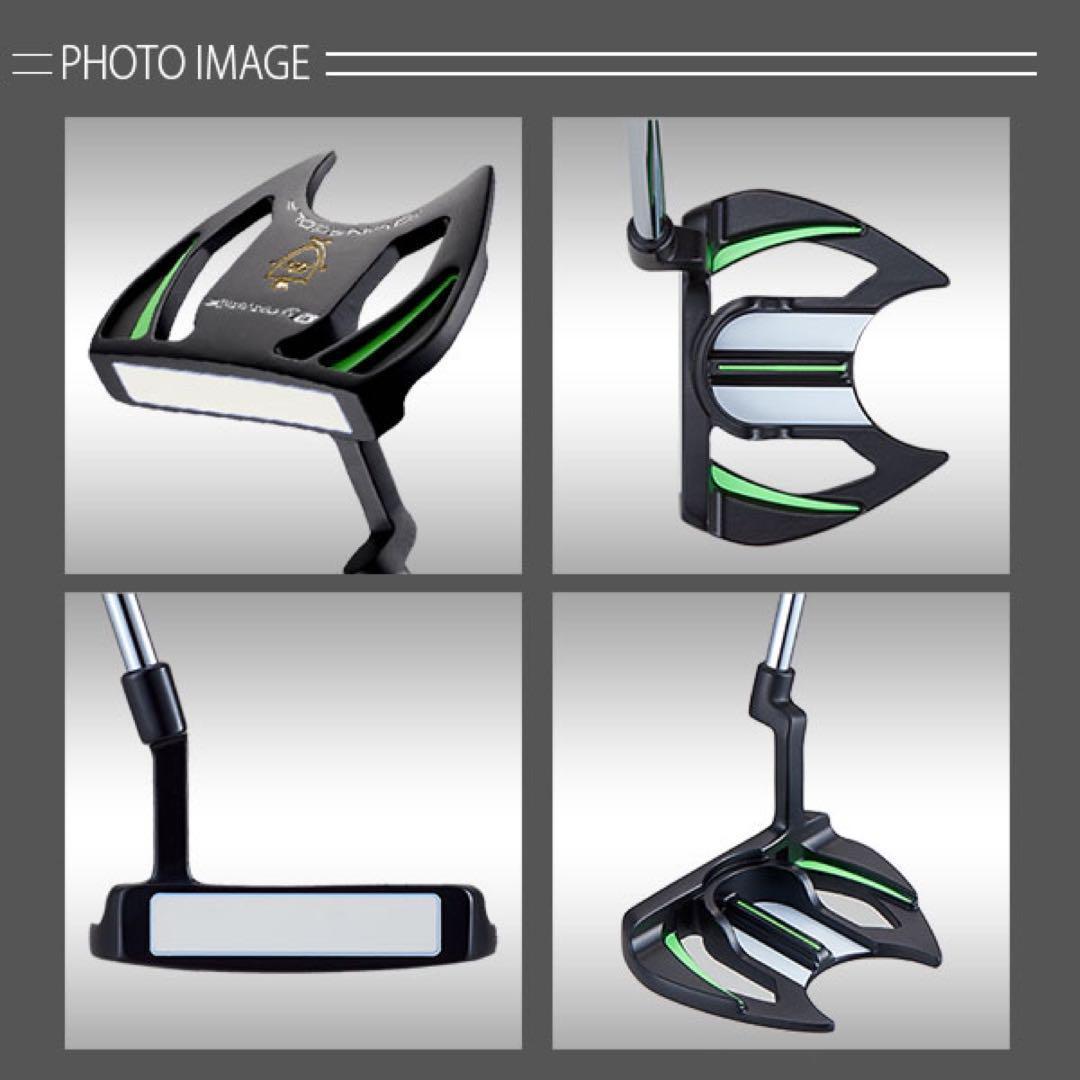 ★希少な★　極太グリップと大型ヘッドの安定感抜群のダイナミクスパター レフティ