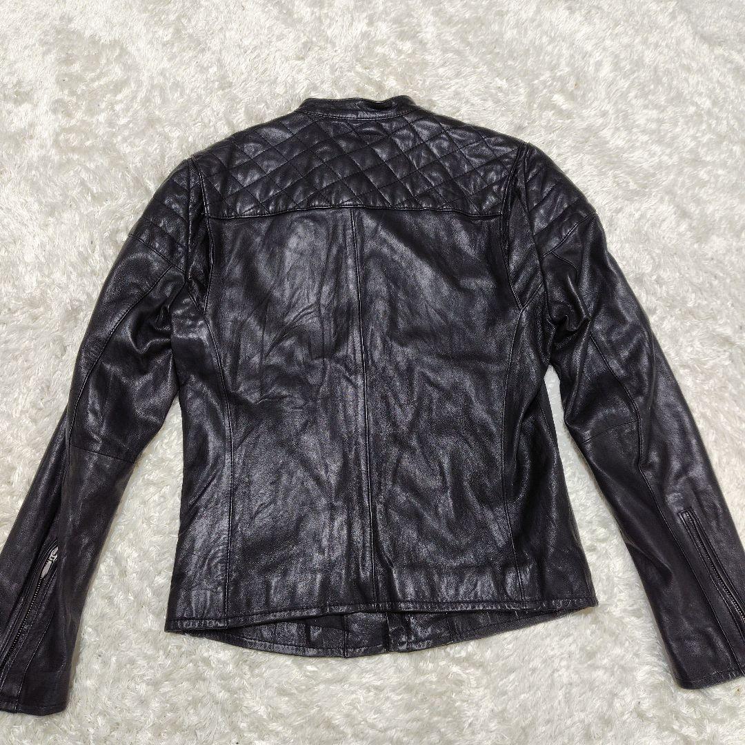 ヴァンキッシュゴールド　ジャケット　レザー　ラム　羊革　キルティング　48