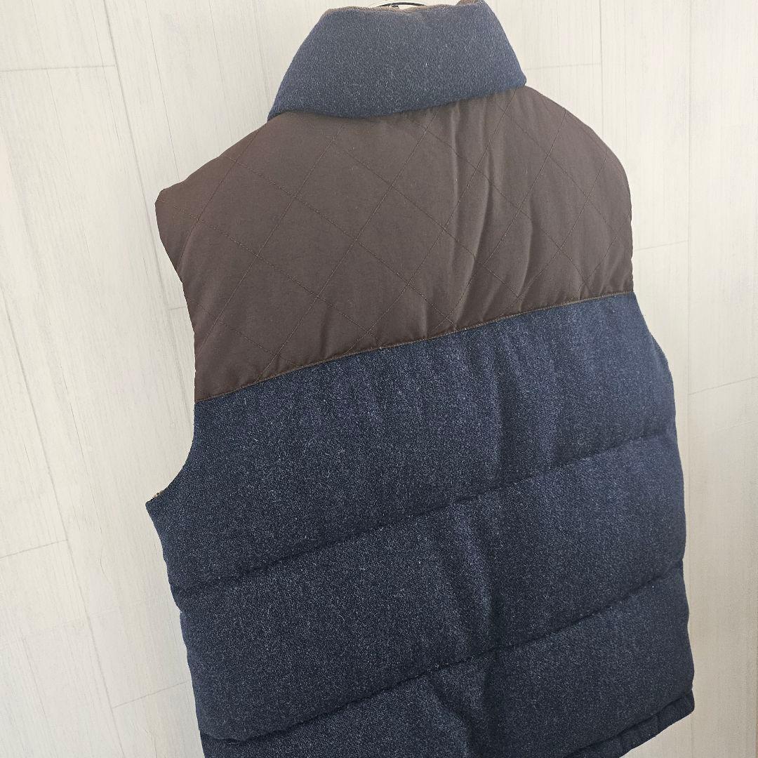 【希少】ノースフェイス ダウンベスト ネイビー ホワイレーベル XL