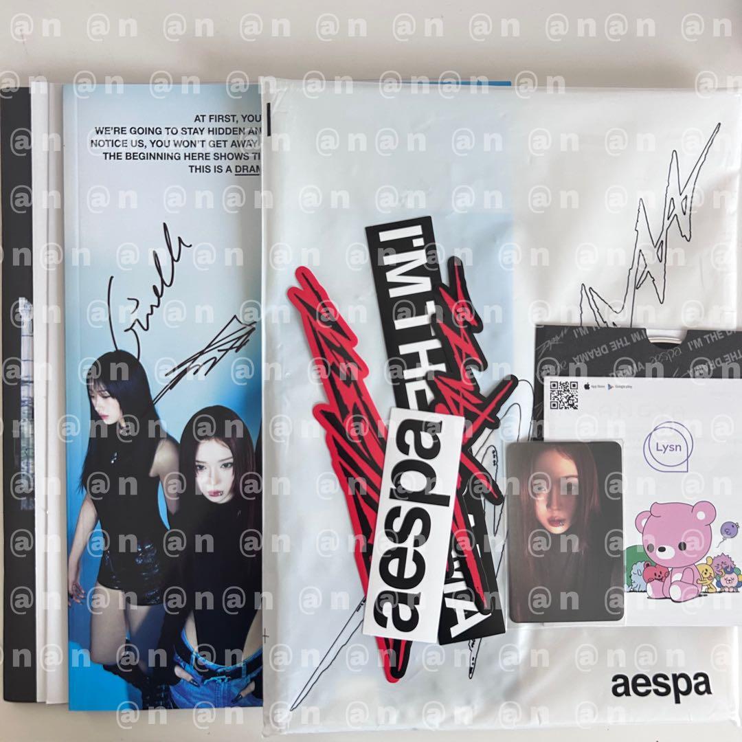 aespa 直筆 サイン アルバム CD