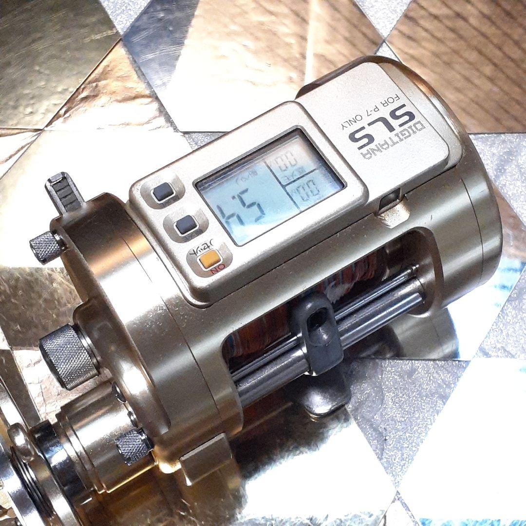 シマノ カルカッタ デジタナSLS 3000 船用 タイラバ ベイトリール 美品