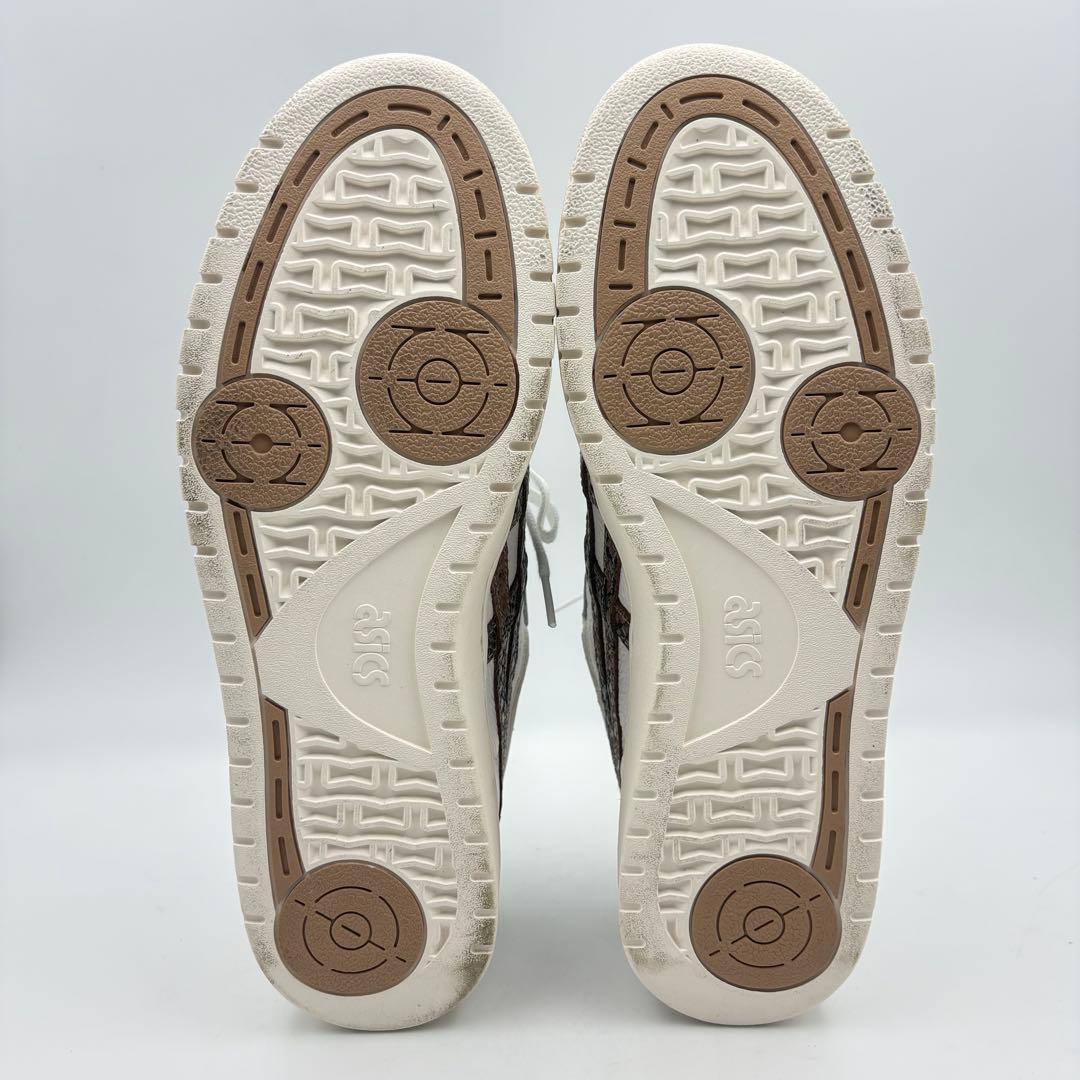 アシックス ゲル ポイントゲッター パイソン レザー スニーカー 27.5cm