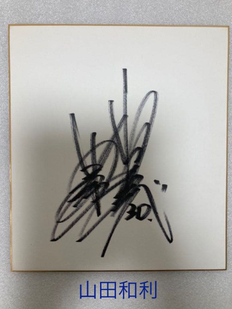 過去に中日ドラゴンズに在籍した方のサイン色紙　計7枚まとめ販売