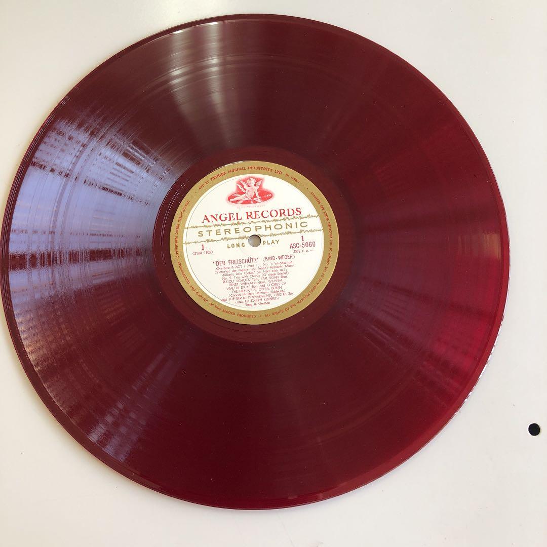 ◆稀品　ウェーバー/「魔弾の射手」全曲　赤盤レコード