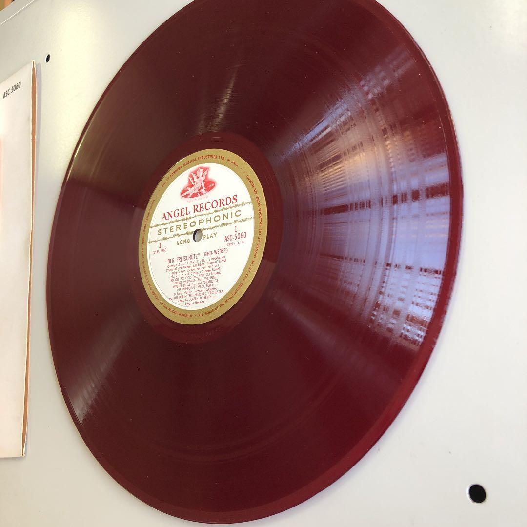 ◆稀品　ウェーバー/「魔弾の射手」全曲　赤盤レコード