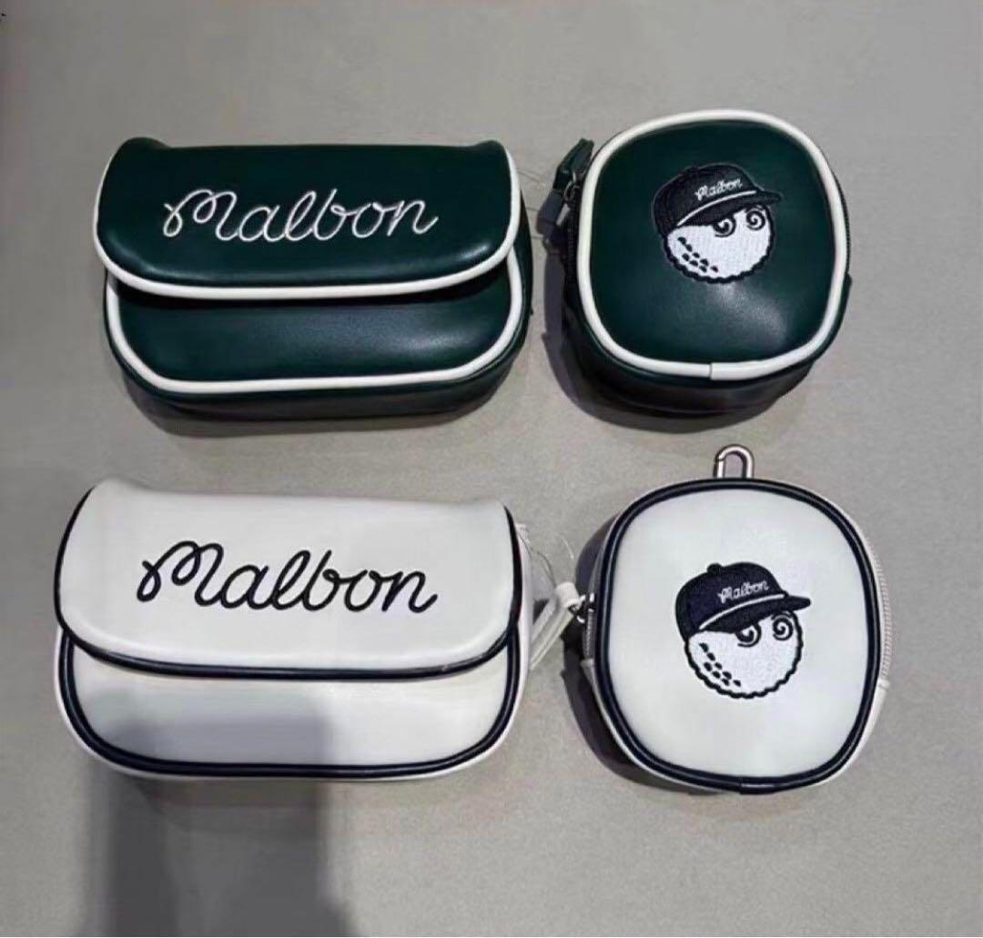 Malbon ゴルフ ボールバッグ 防水 二層構造ウエスト装着 ハンド兼用モデル