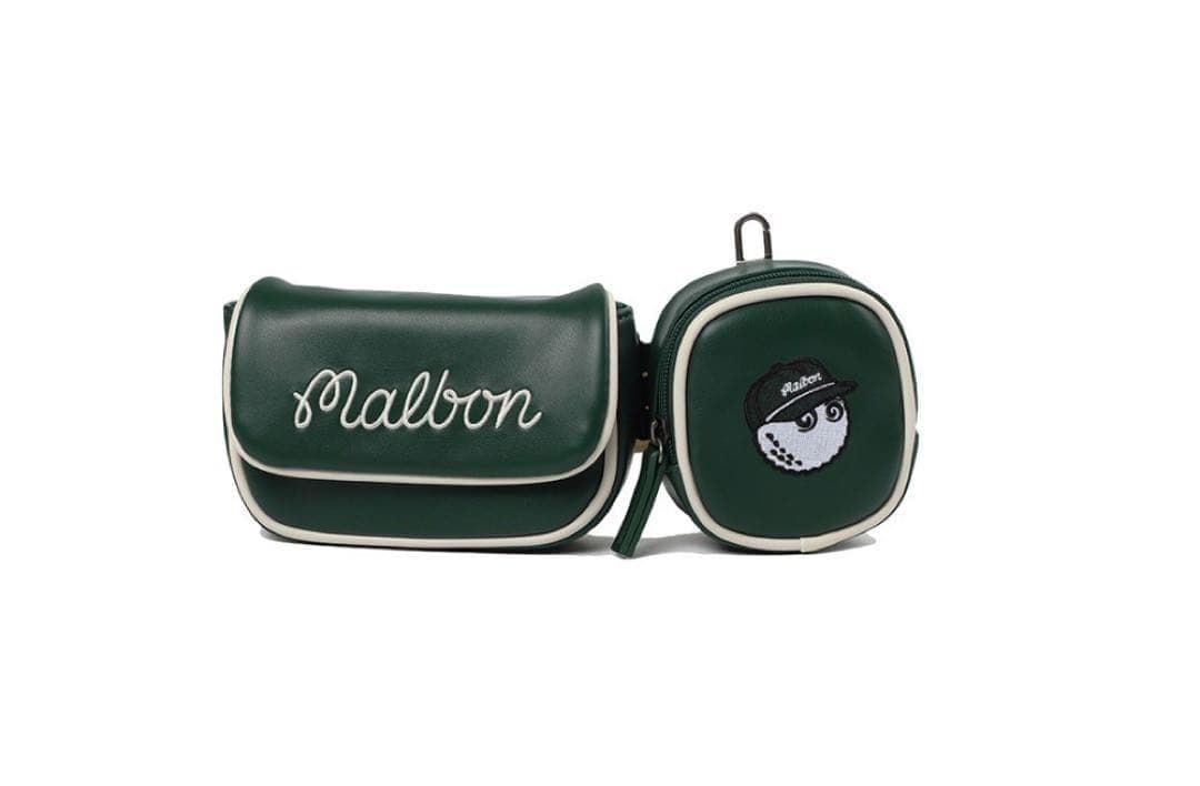 Malbon ゴルフ ボールバッグ 防水 二層構造ウエスト装着 ハンド兼用モデル