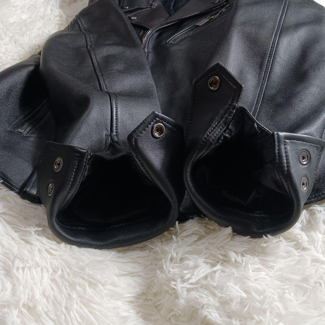 コーチ×ジャンミシェルバスキア　コラボ　ダブルライダース　XLサイズ　ラムレザー