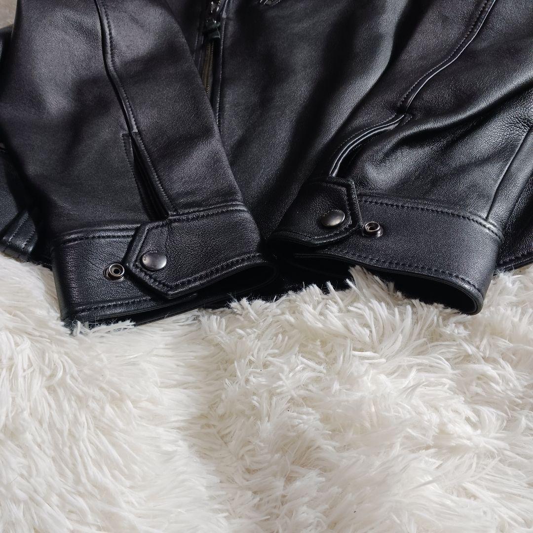 コーチ×ジャンミシェルバスキア　コラボ　ダブルライダース　XLサイズ　ラムレザー