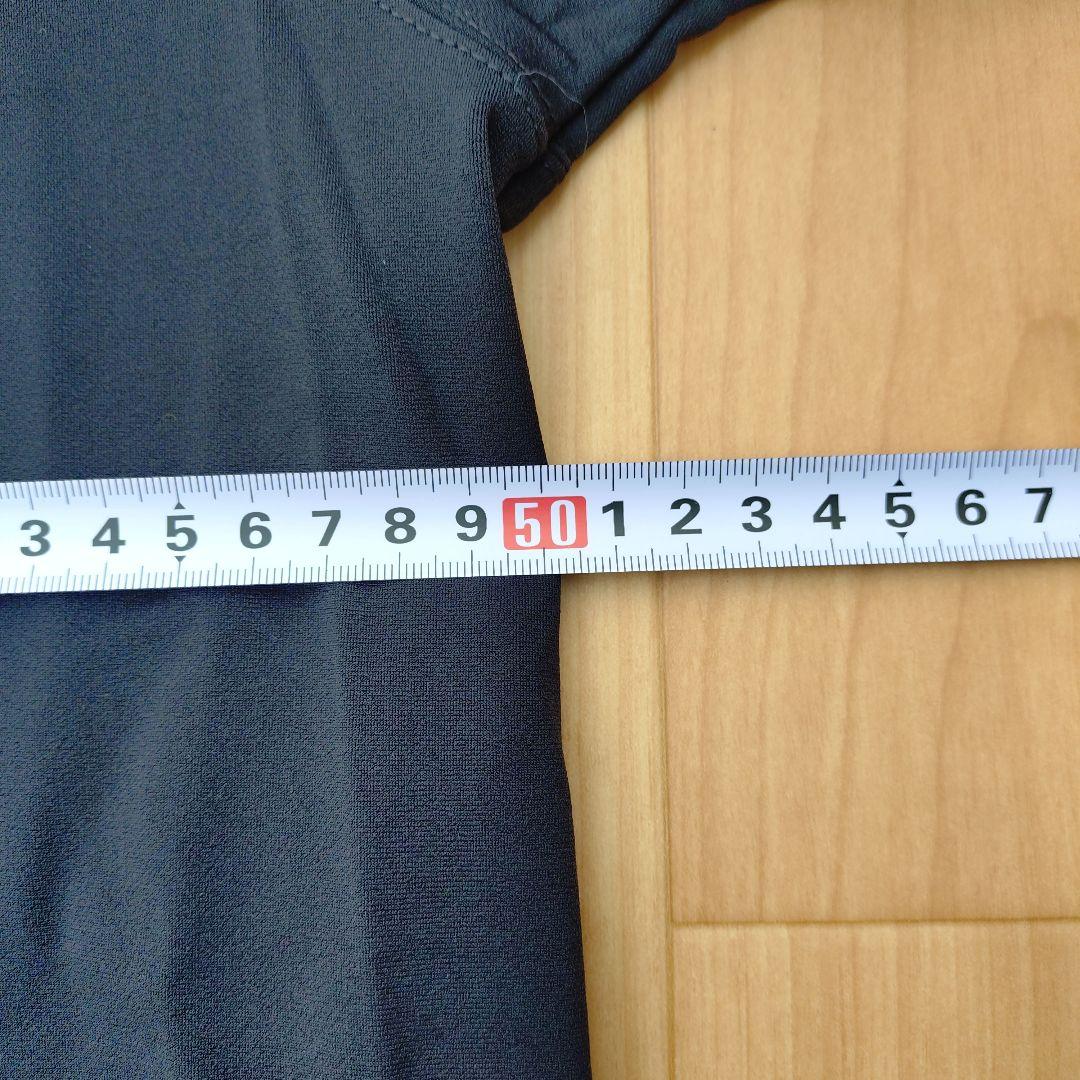 ビームスゴルフ　モックネック　ブラック　Lサイズ　オレンジレーベル