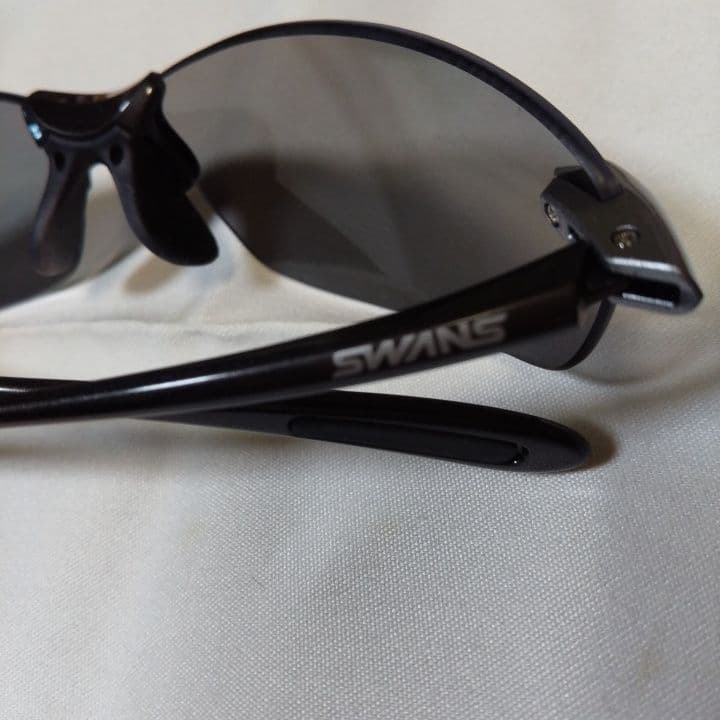 美品⭐SWANS⭐スポーツ⭐サングラス⭐ブラック⭐ケース付き⭐