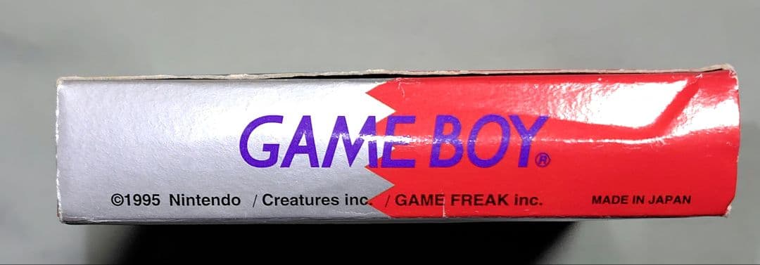 ゲームボーイ　初代ポケットモンスター　赤版　箱説明書マップ付　ソフトなし