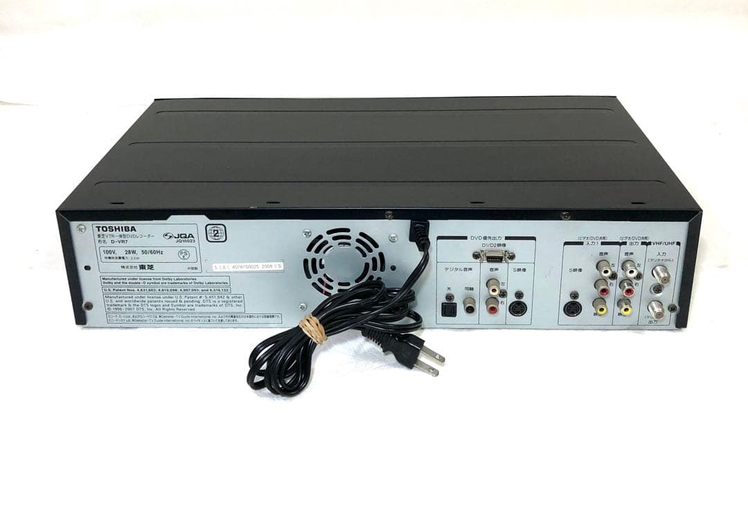 TOSHIBA D-VR7 ビデオ一体型DVDレコーダー