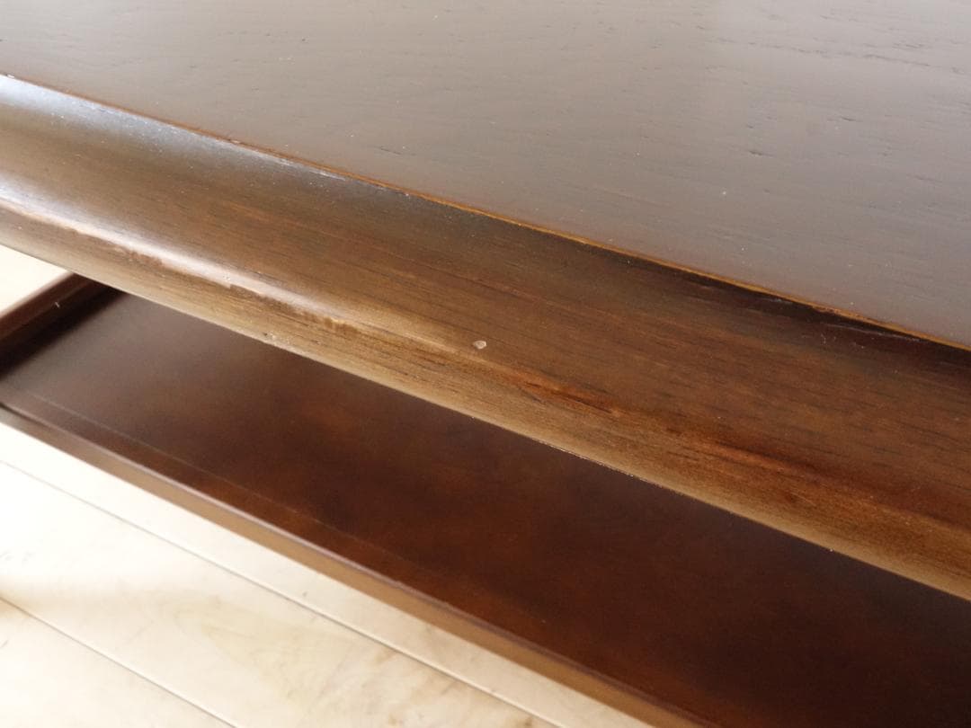 飛騨産業　キツツキ　センターテーブル　ＵＳＥＤ　再塗装済