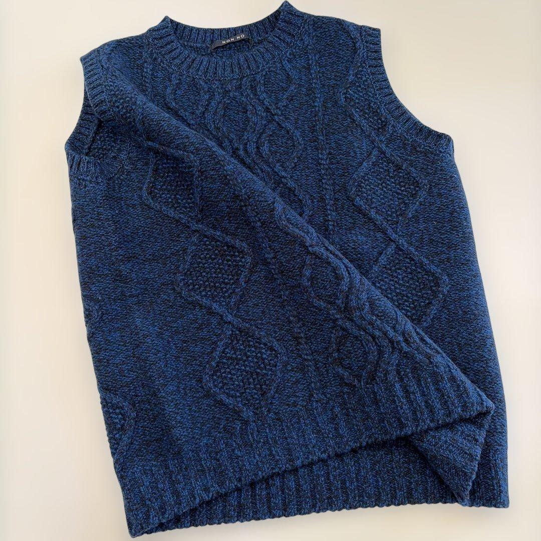 毛100％ノースリーブ、ベスト