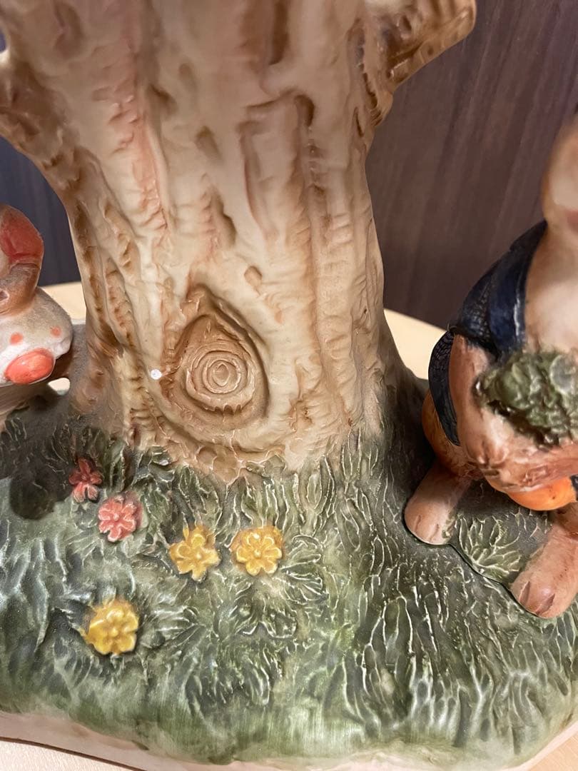 ベルアート 振り子時計　ピーターラビット風