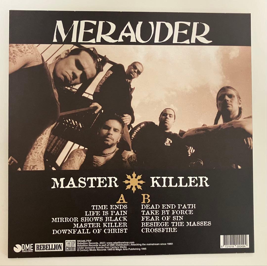 洋楽 MERAUDER master killer LP gold nyhc