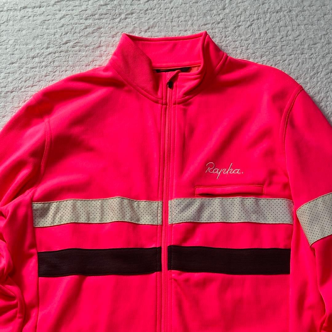 【美品】Rapha ブルべ ジャージ 長袖 サイクルジャージ ピンク M