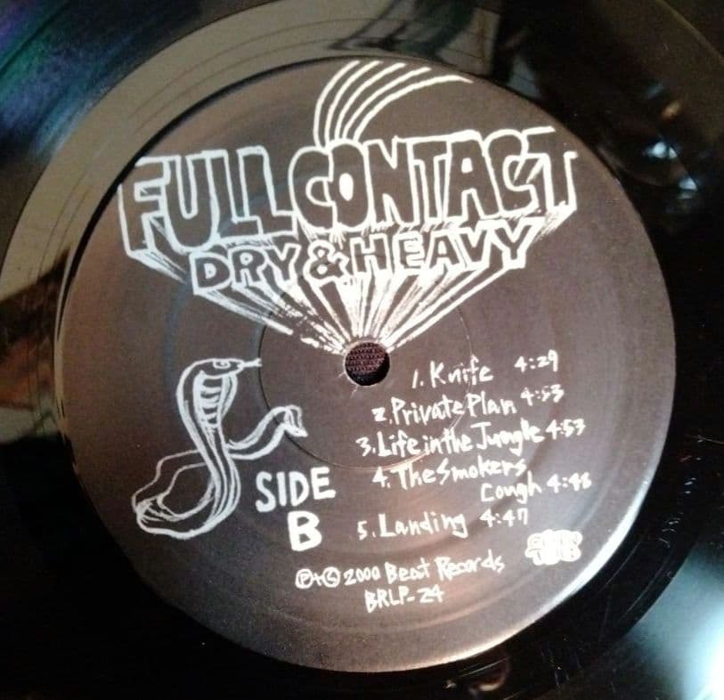 Dry & Heavy – Full Contact 英オリジナル盤LP