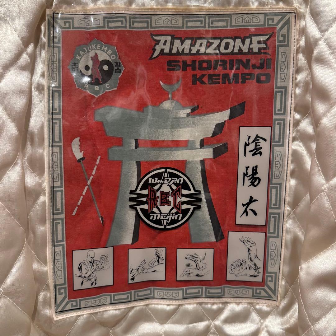 R.B.C　本革　レザージャケット　コブラ　レッド　Lサイズ