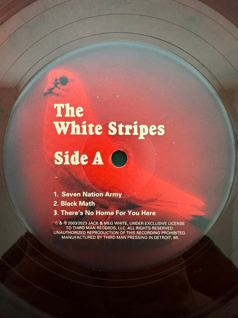 国内盤　THE WHITE STRIPES レコード　帯付き　限定　極美品