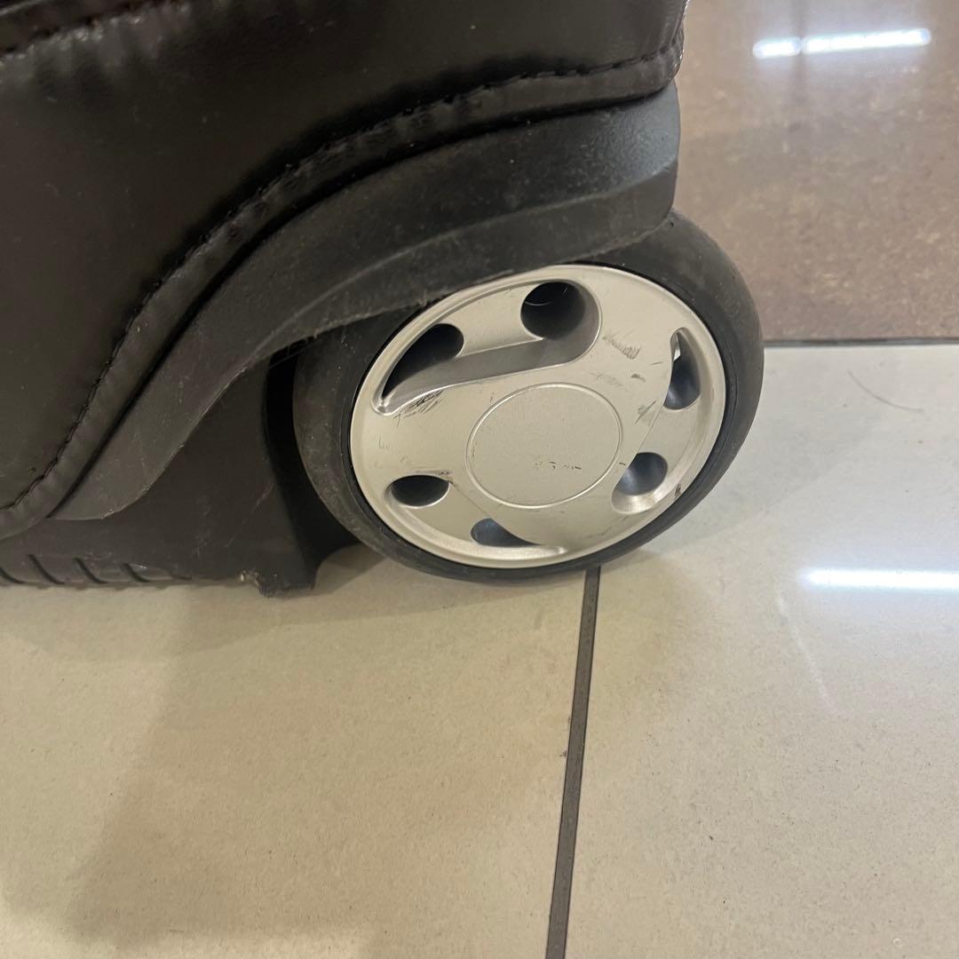 Lexus キャスター付きキャディバッグ オレンジ ブラック フードなし