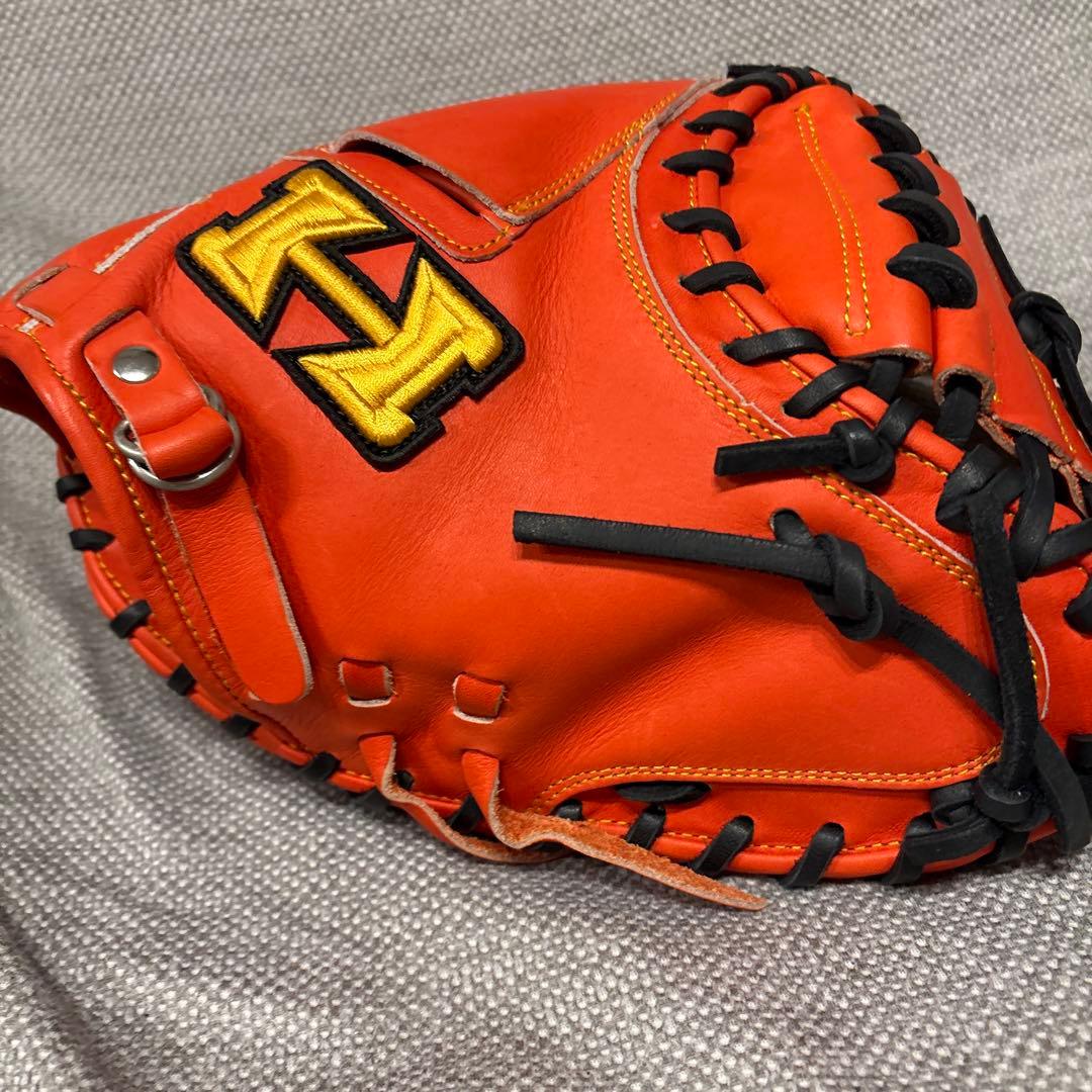 新品　硬式　ハイゴールド　キャッチャーミット　ハタケヤマ