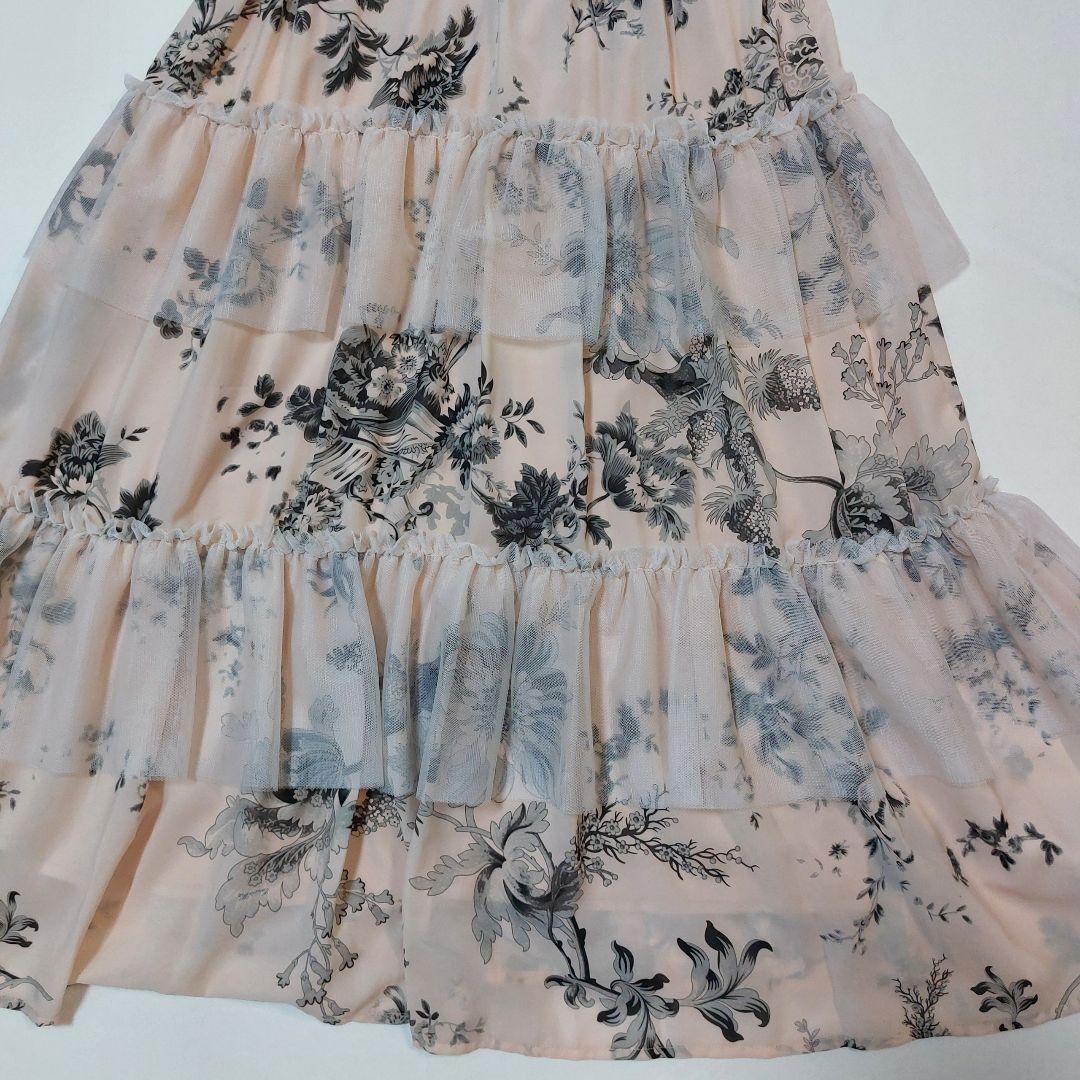 EmiriaWiz エミリアウィズチュールティアード リボン 花柄 ワンピース