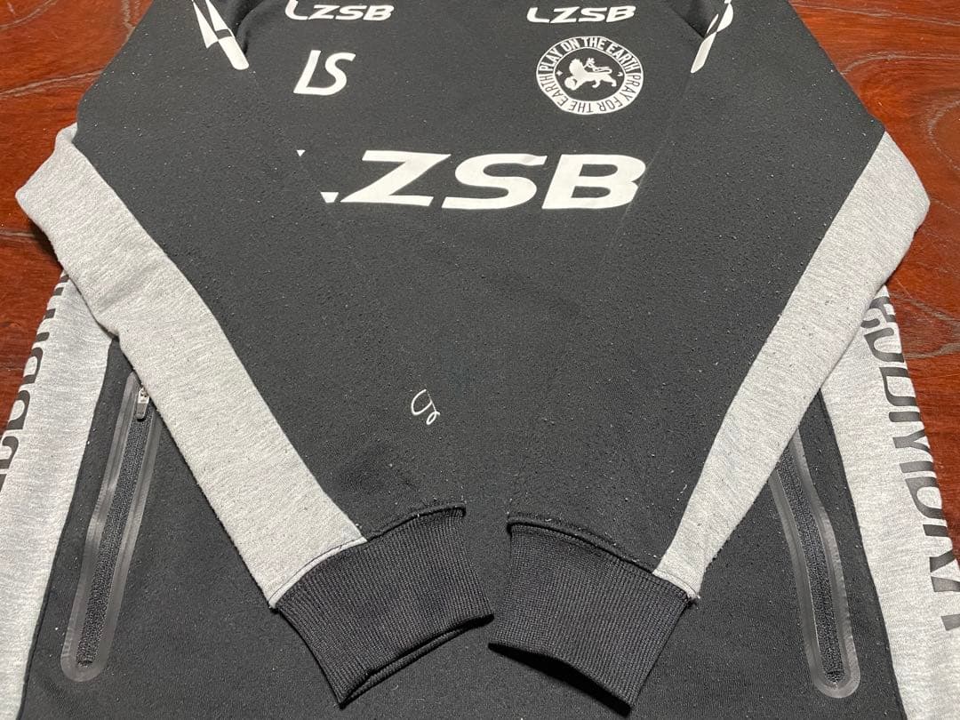 LUZeSOMBRA ドライ ストレッチ スウェットクルートップ　M ブラック