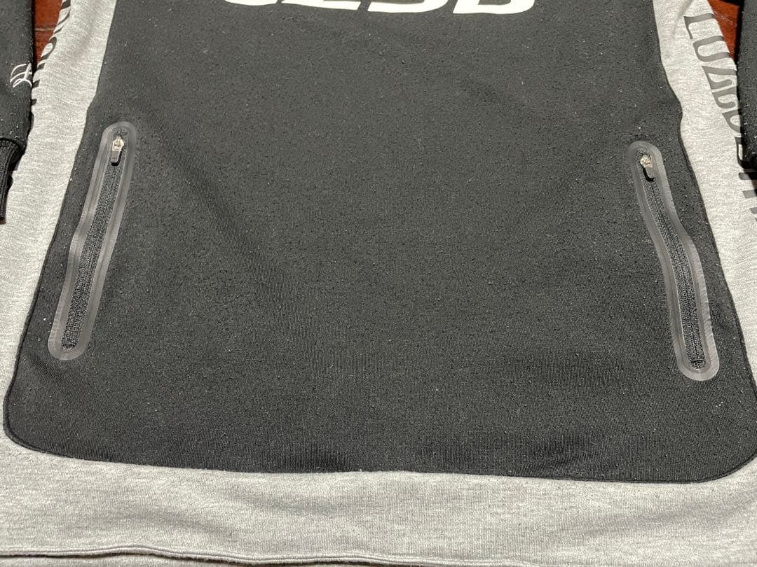 LUZeSOMBRA ドライ ストレッチ スウェットクルートップ　M ブラック