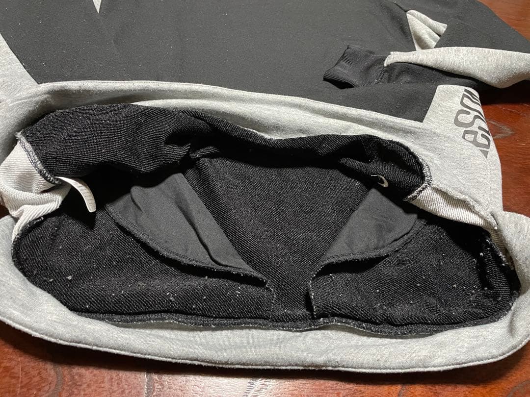 LUZeSOMBRA ドライ ストレッチ スウェットクルートップ　M ブラック