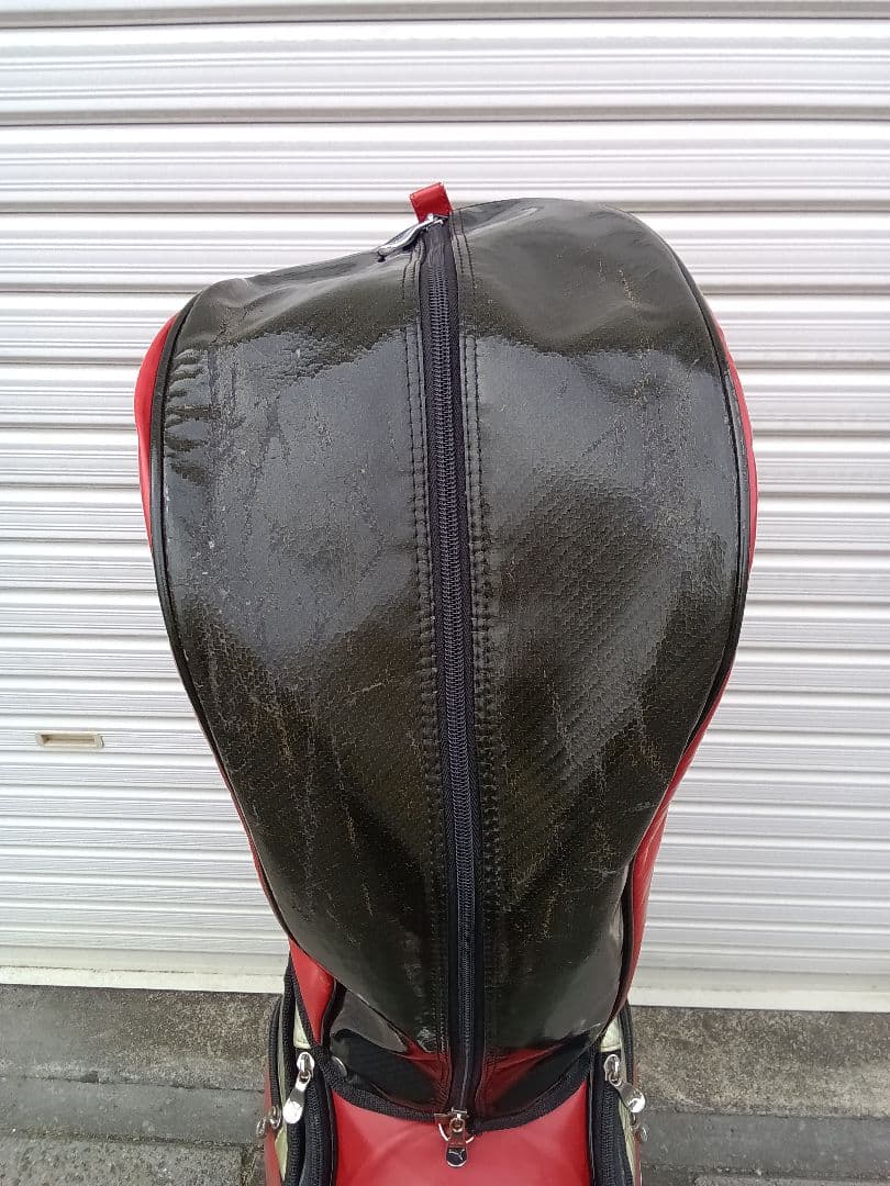 PUMAゴルフバッグ レッド　3点式　9.5型