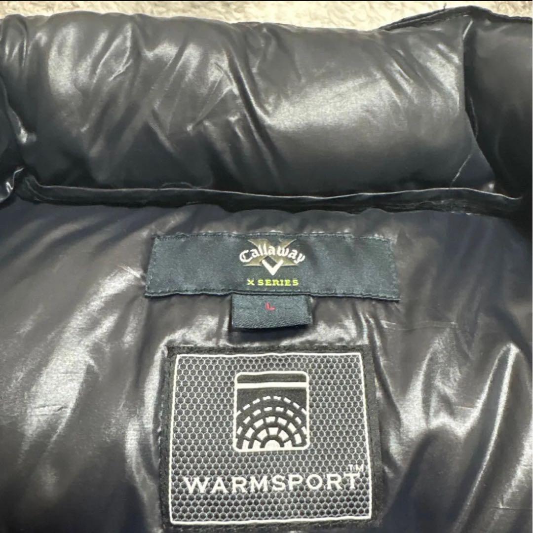 キャロウェイ 2WAY ダウンジャケット Lレディースゴルフウェア　ダウンベスト