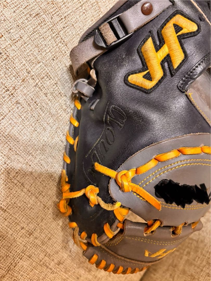 ハタケヤマ　軟式キャッチャーミット【右投げ用】