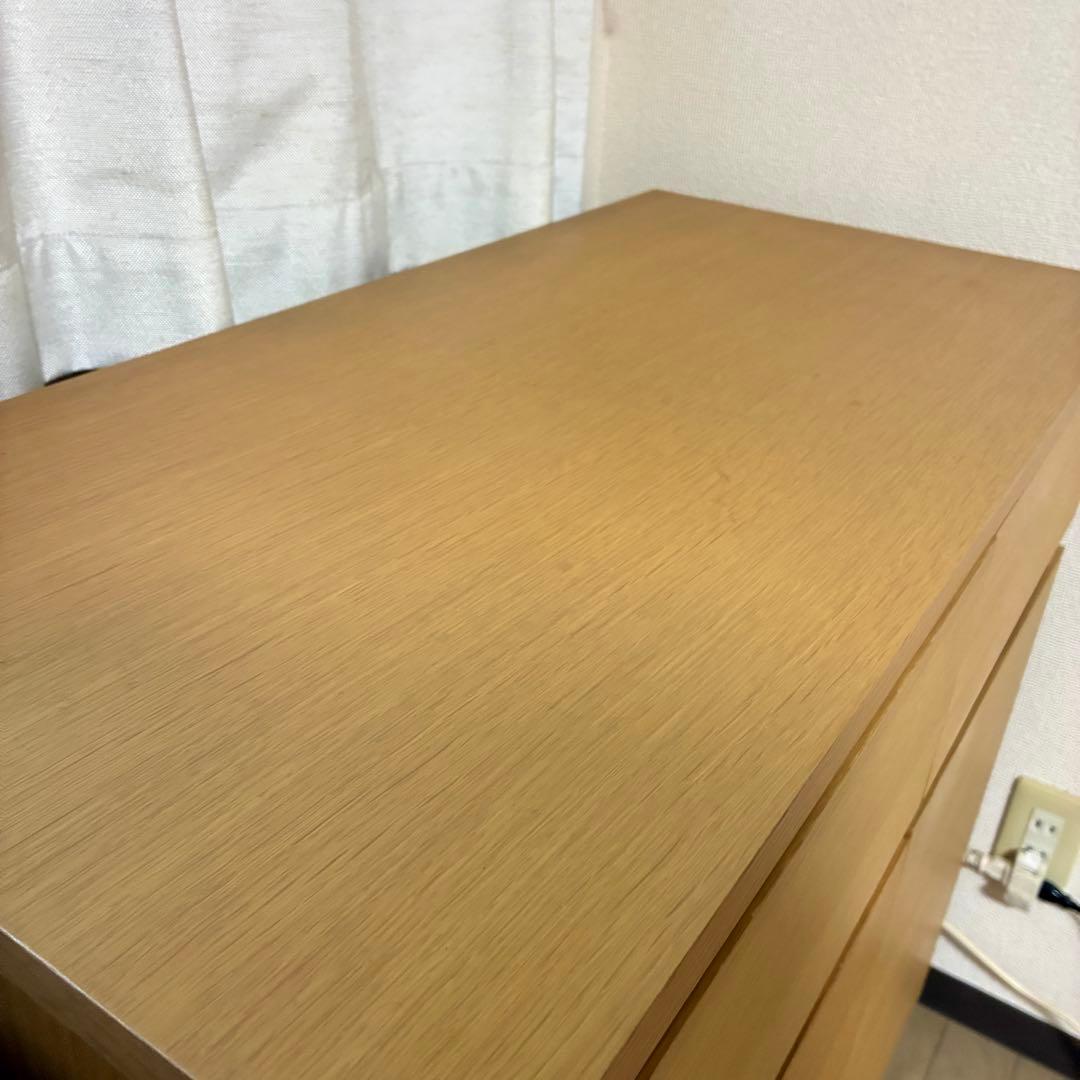無印良品 オーク材キャビネット・木製扉幅８０×奥行４０×高さ８３ｃｍ 廃盤品