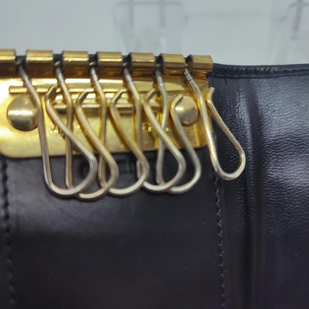 EB59-7 CELINE Macadam 6キーケース キーホルダー