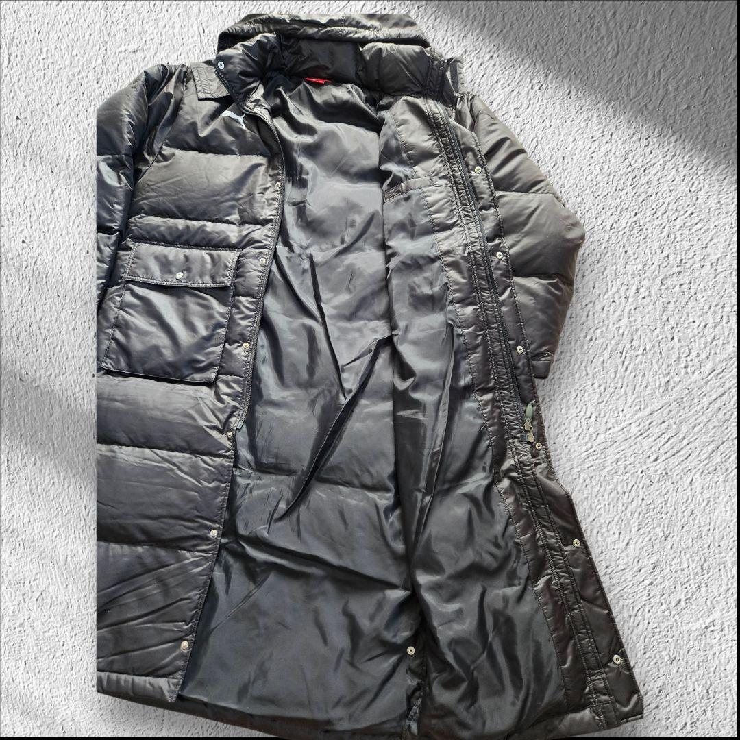 PUMA フード付きダウンベンチコート☆Down90% XO(2XL)