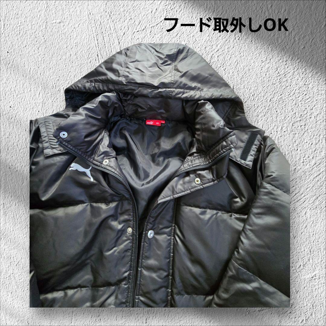 PUMA フード付きダウンベンチコート☆Down90% XO(2XL)