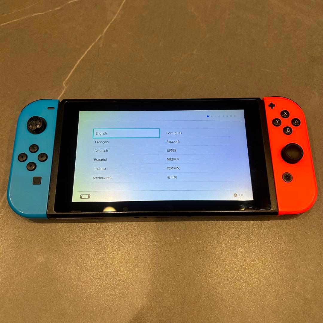 【動作確認済】Nintendo Switch 本体 旧型 未対策機 (おまけ付)