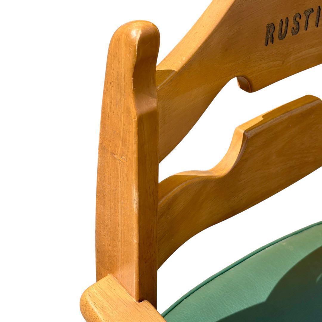 【三連休セール】カリモク ダイニングチェア RUSTIC 回転椅子 肘掛け付