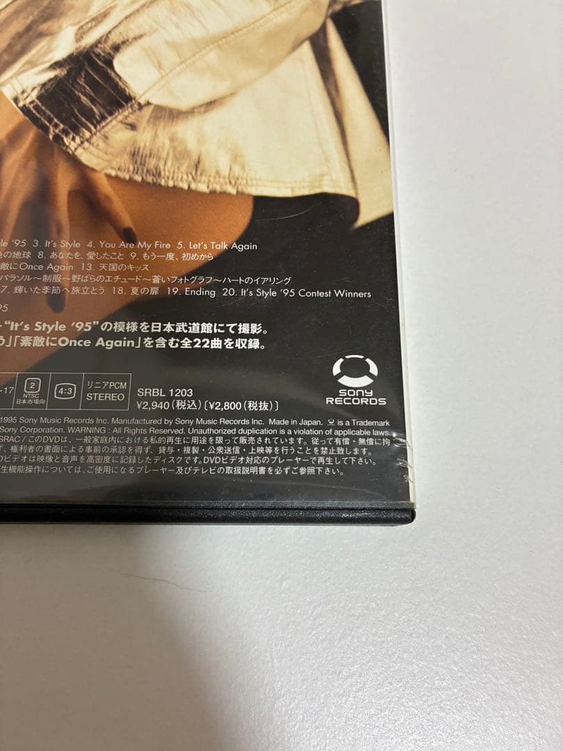 亜*蘭様 新品　松田聖子　LIVE「It’s Style ’95」DVD 希少