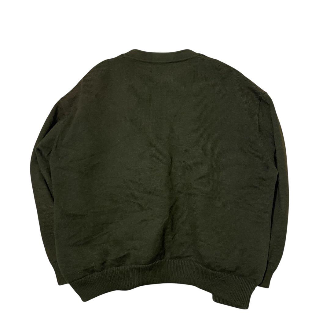 スペイン製スエード切替カーディガンヴィンテージLXL80sレザージャケット