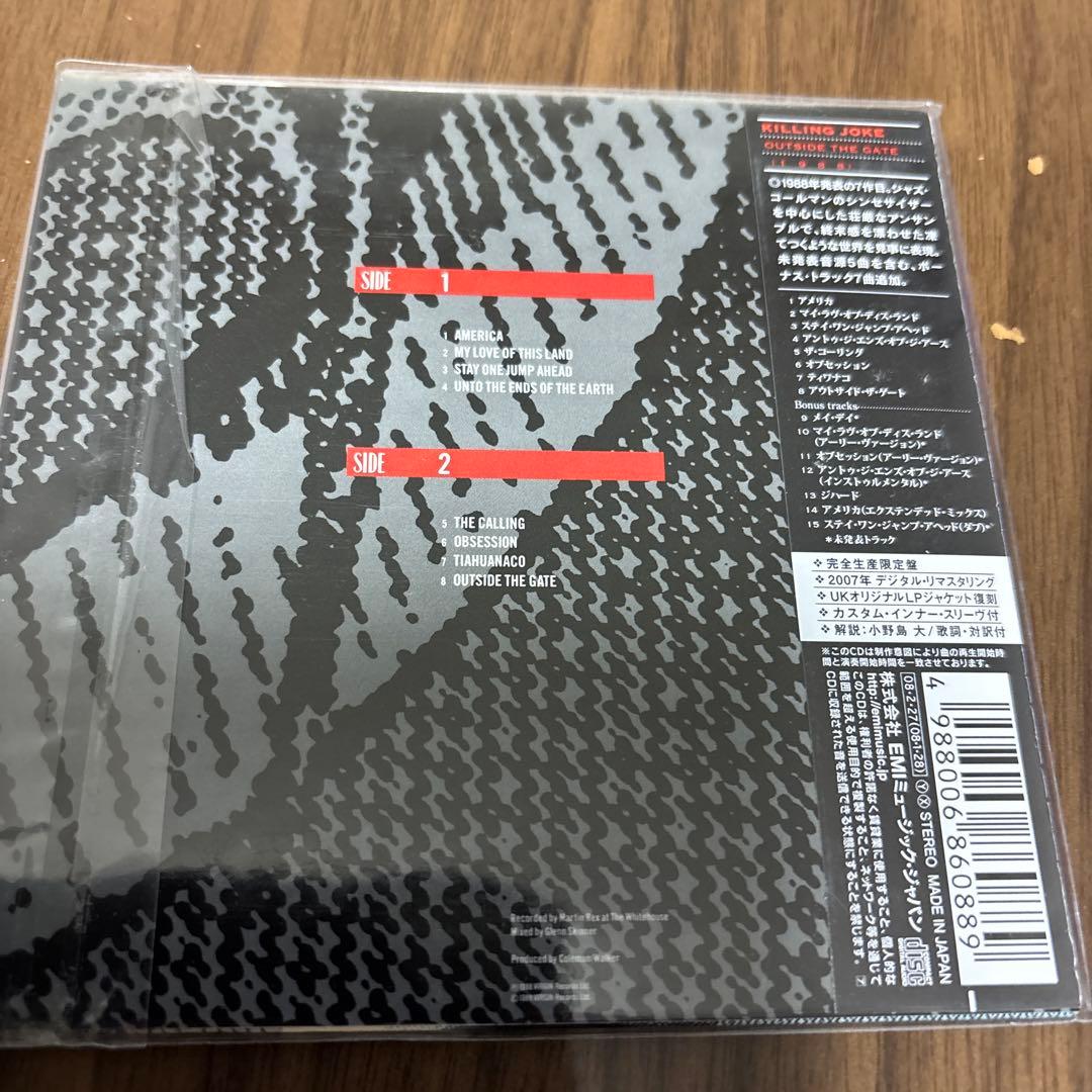 Killing Jokeキリングジョーク　紙ジャケCD4枚セット