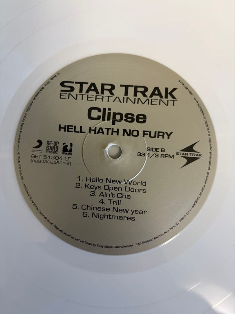 Clipse Hell Hath No Fury アナログ レコード