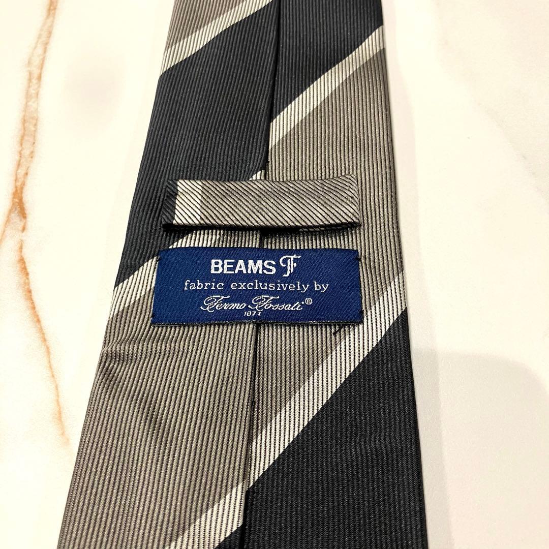 極美品✨BEAMS F × Fermo Fossati レジメンタル ネクタイ
