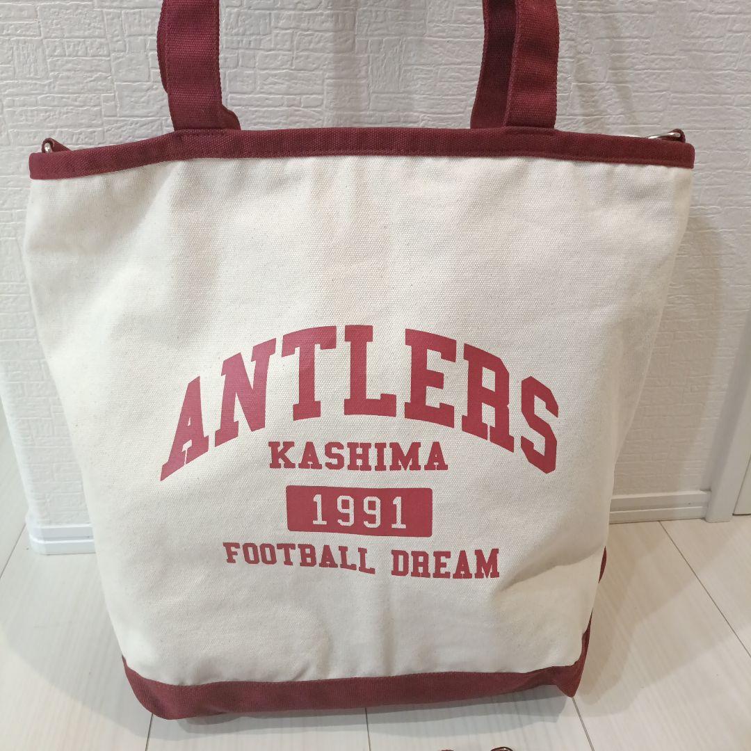 激レア　完売品　鹿島アントラーズ　キャンバス　トートバッグ　サッカー　グッズ
