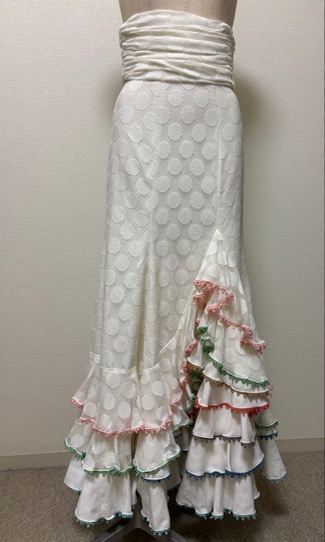 ソニアジョーンズ　フラメンコ衣装　ツーピース　シージョ付き