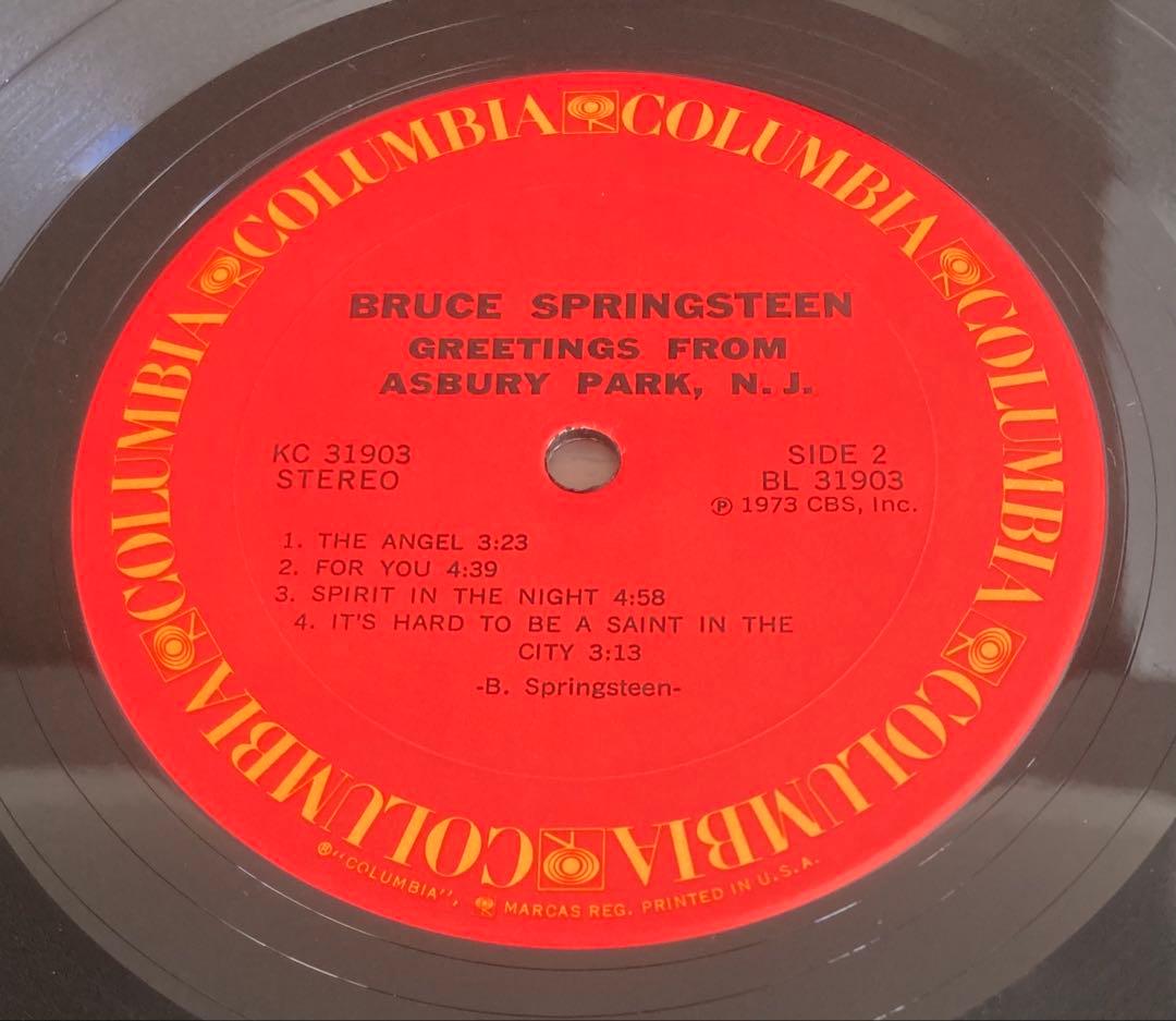 ◾️最高音質USオリジナルプロモ盤■BRUCE SPRINGSTEEN / ブルー